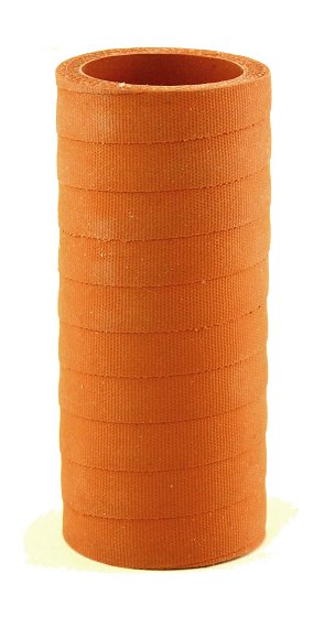 1" ID X 3" Long - Matte Red - Aramid 500 Degree