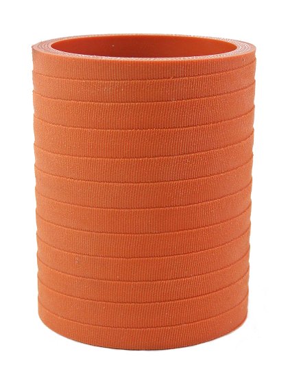 2" ID X 3" Long - Matte Red - Aramid 500 Degree