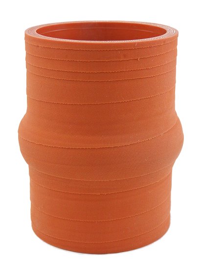 2.5" ID X 4" Long - Matte Red - Aramid 500F