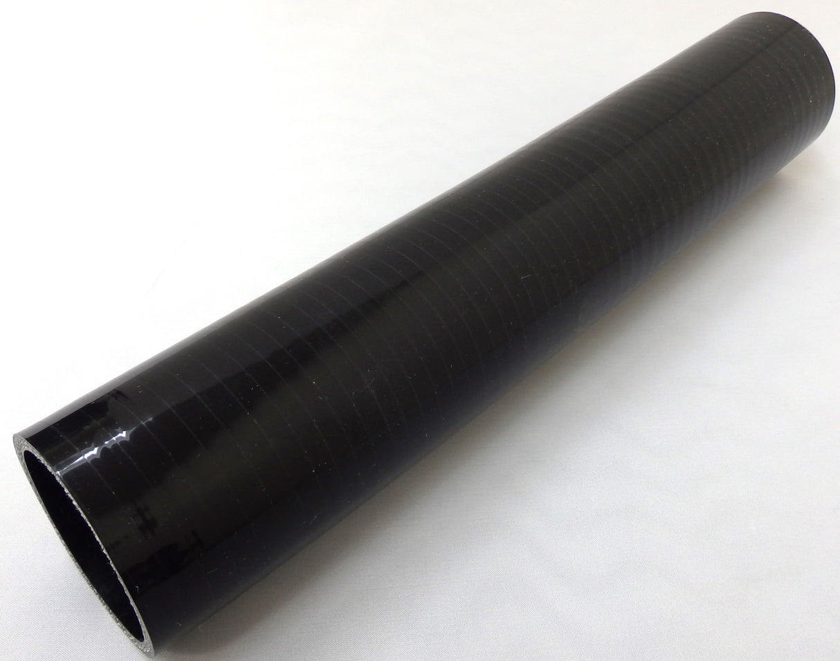 2" ID X 12" Long - Gloss Black - Black Liner