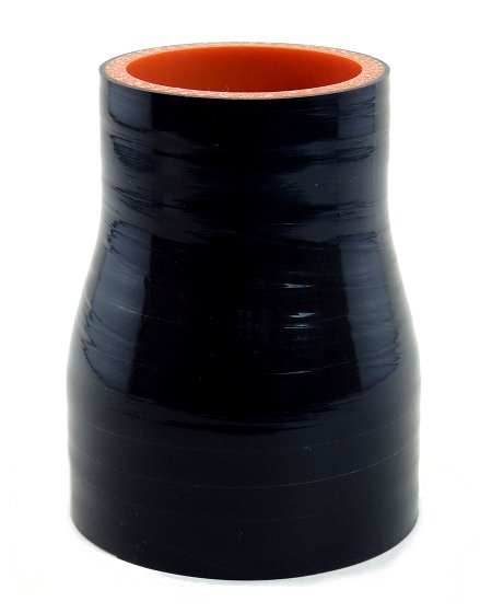 2" ID to 1.5" ID - Gloss Black