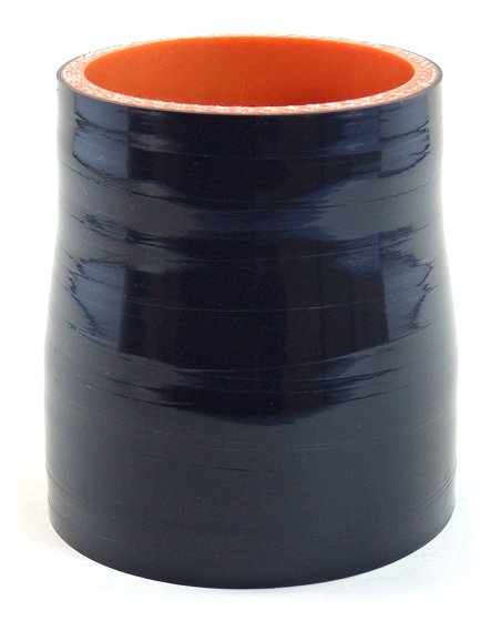 2.5" ID to 2.25" ID - Gloss Black