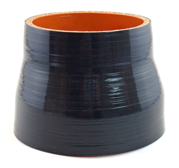 4" ID to 3.25" ID - Gloss Black