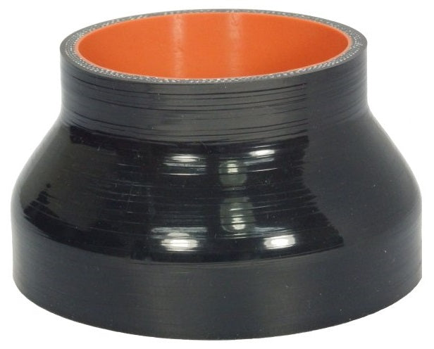 5" ID to 3.5" ID X 3" Long - Gloss Black