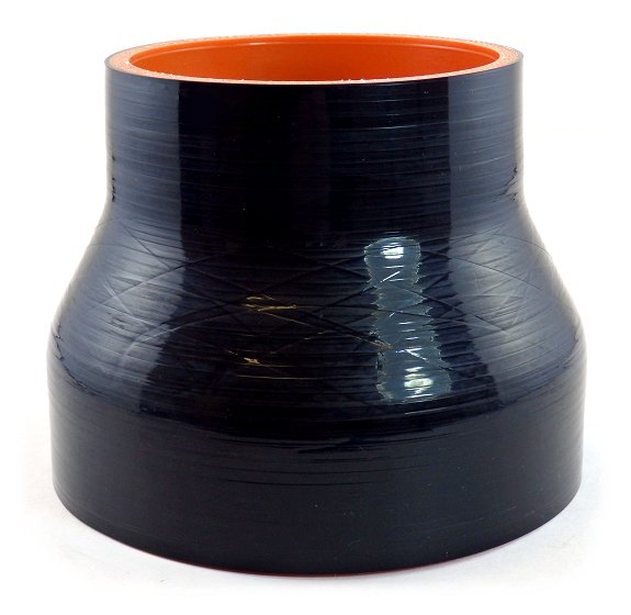 5" ID to 3.5" ID X 4" Long - Gloss Black