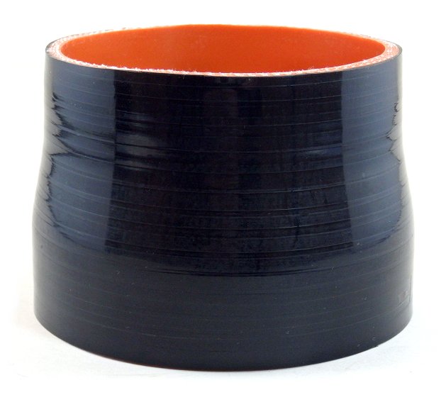 4" ID to 3.63" ID - Gloss Black