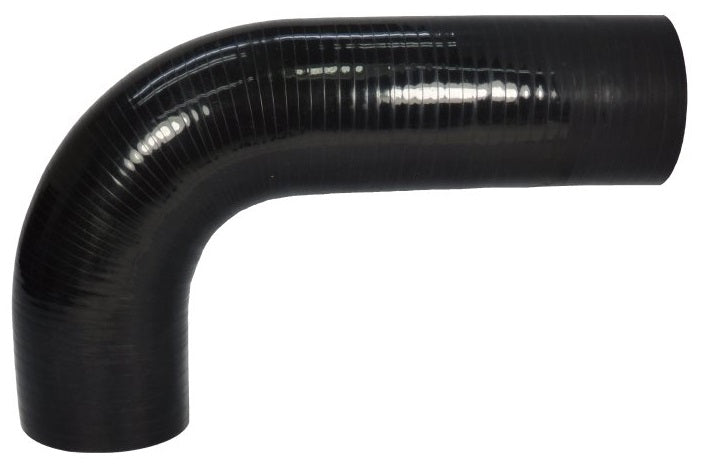 3" ID Wide Radius - Gloss Black - One Long Leg