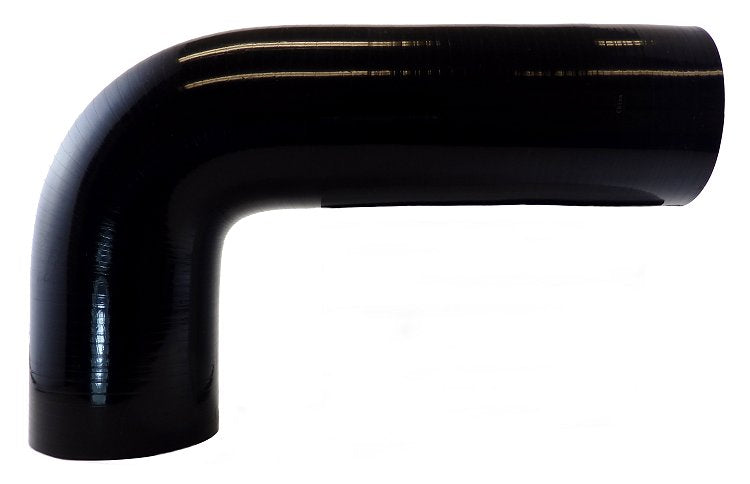 3" ID - Gloss Black - One Long Leg