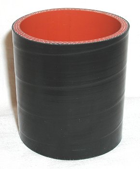 2.5" ID X 3" Long - Gloss Black