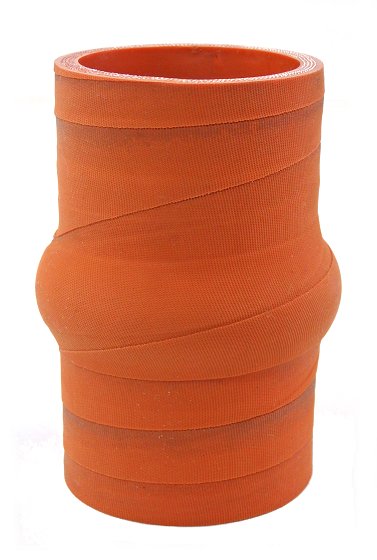 2" ID X 4" Long - Matte Red - Aramid 500F