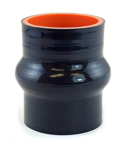 2" ID X 3" Long - Gloss Black