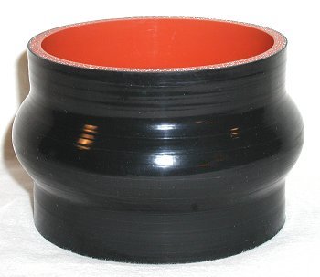 4" ID X 3" Long - Gloss Black