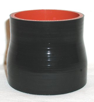 3.5" ID to 3" ID - Gloss Black