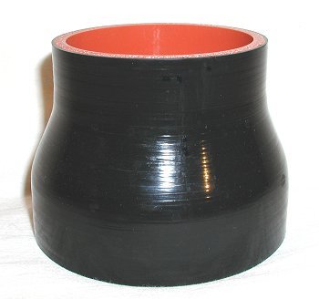 4" ID to 3" ID - Gloss Black