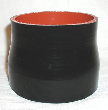 4" ID to 3.5" ID - Gloss Black