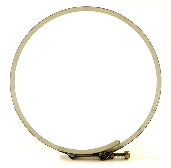 for 8" ID Black Rubber Hoses (.42 wall)